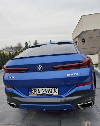 BMW X6 cena 369000 przebieg: 75000, rok produkcji 2019 z Kraków małe 631